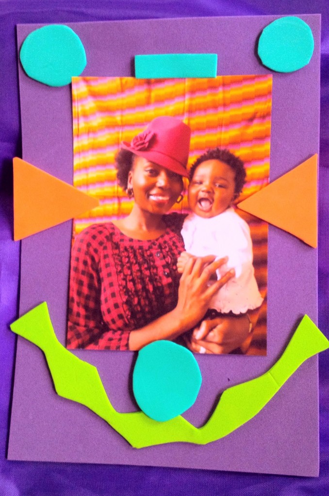 Ashani Mfuko with daughter Zuri