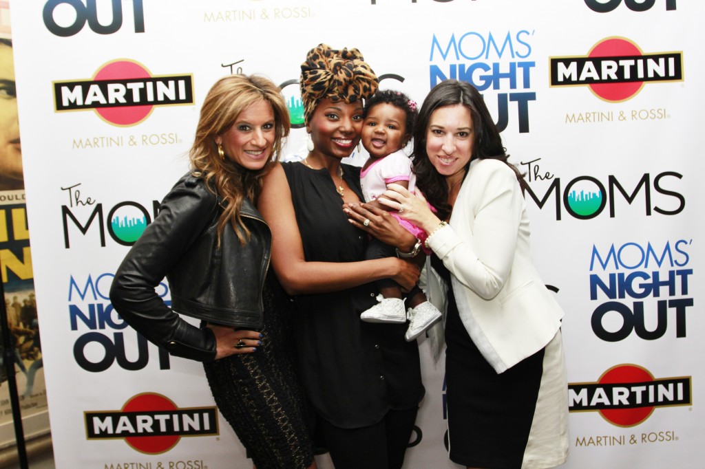 #MNOMamarazzi at The Sony Screening Room - Me with my daughter Zuri, and "The Moms", Denise Albert & Melissa Musen Gerstein