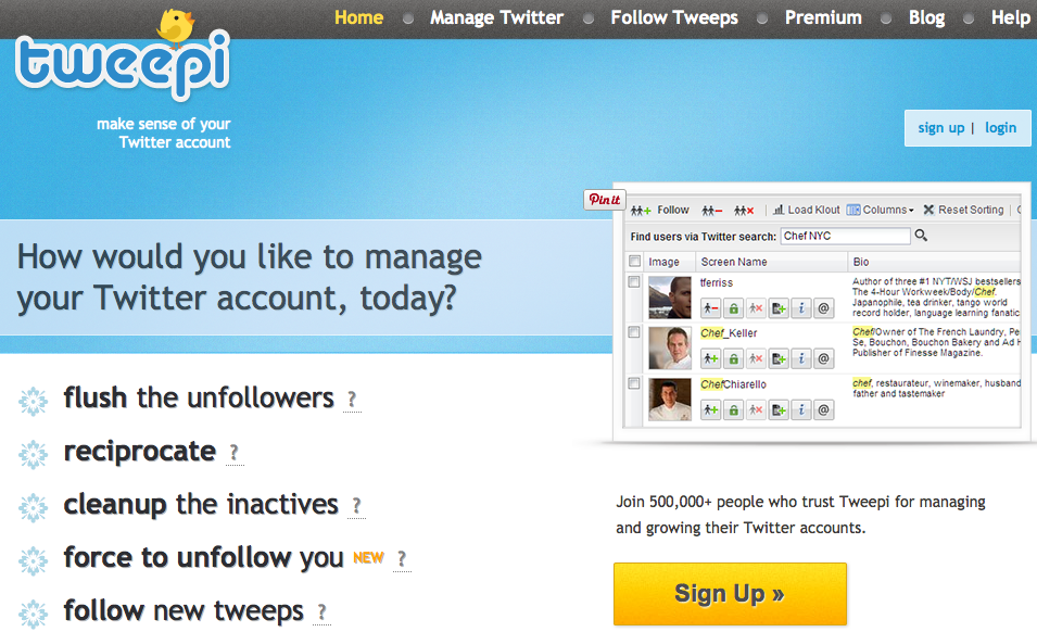 Use Tweepi to flush out your unfollowers on Twitter