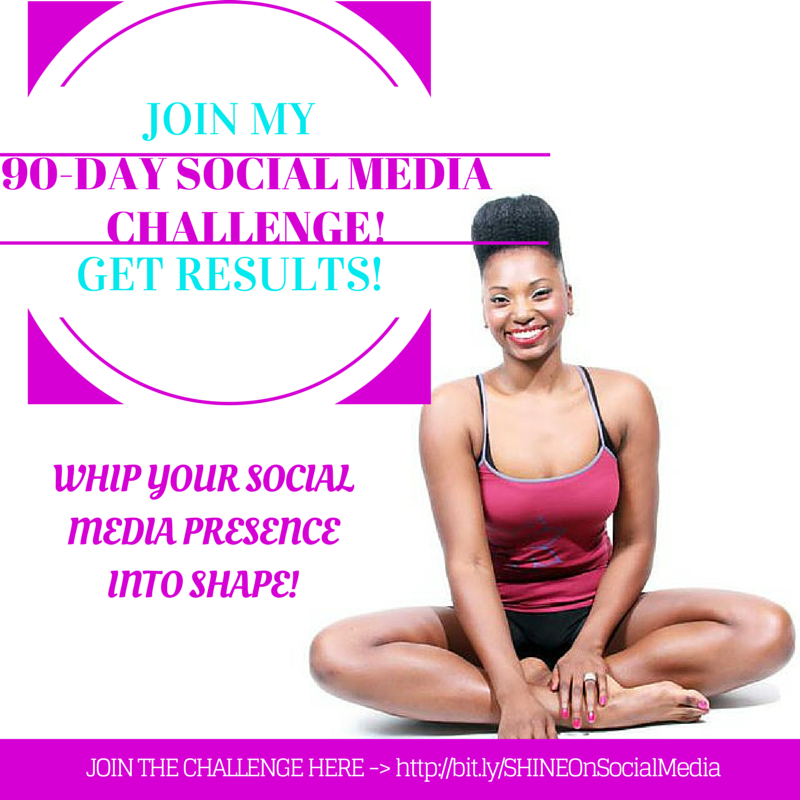 I've created this 90-Day Social Media Success Challenge to help you breathe new life into your online brand, and start to truly SHINE on social media, and start getting REAL RESULTS!