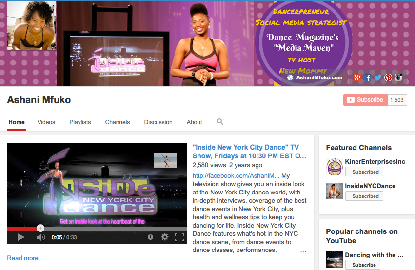 Subscribe to Ashani Mfuko's YouTube Channel