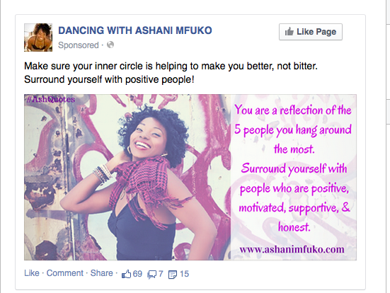 Ashani Mfuko Facebook Quote