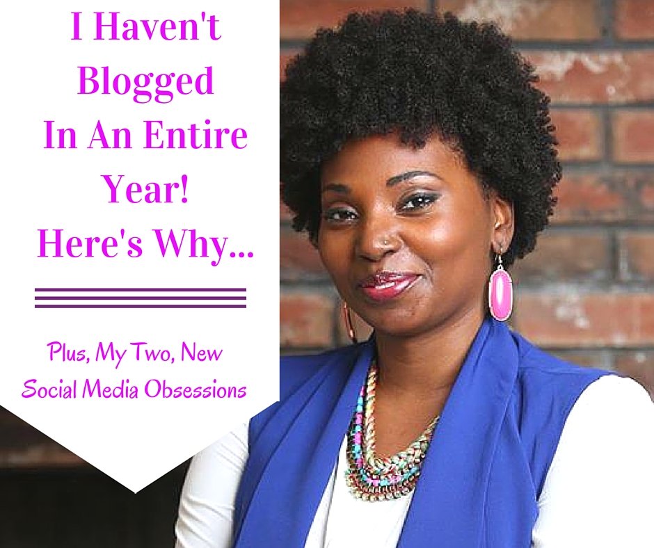Ashani Mfuko's Blog Update 2016 - I Haven't Blogged In A Year! Here's Why...