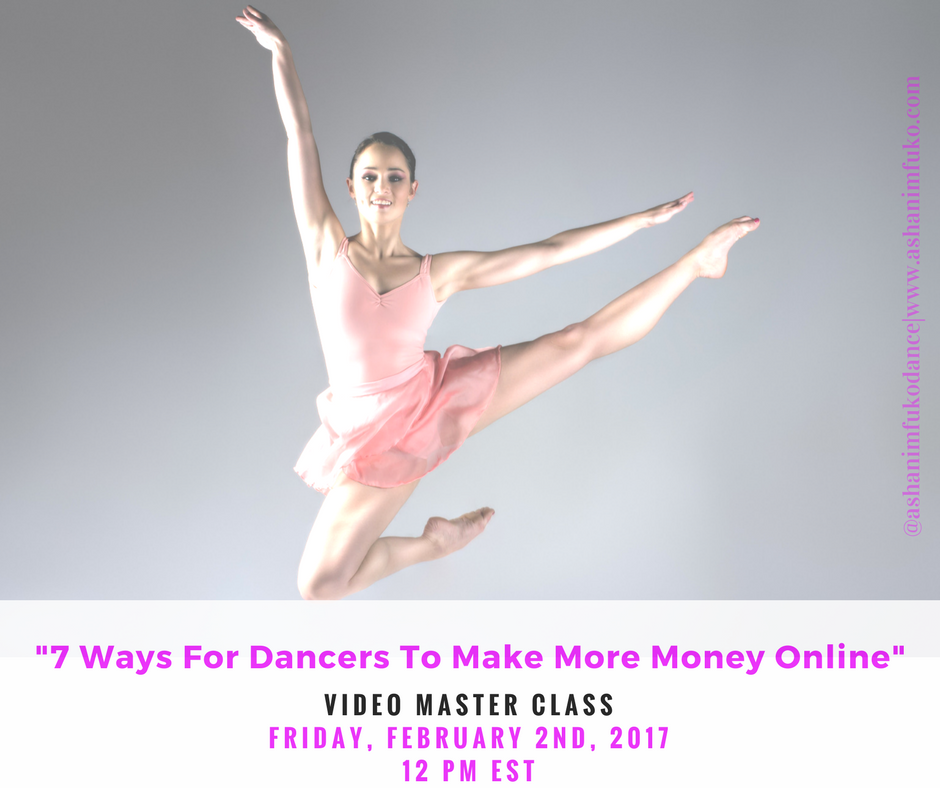 7 Ways Dancers Can Make More Money Online