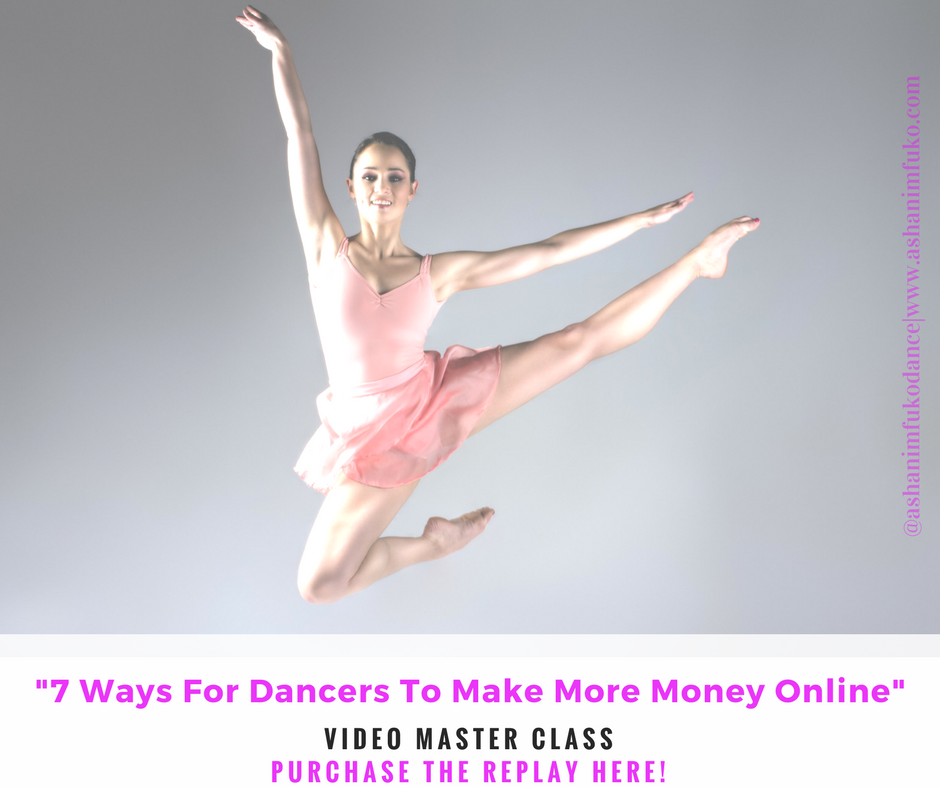7 Ways For Dancers To Make More Money Online